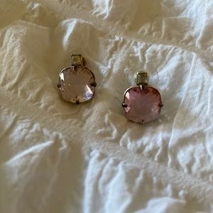 Authentic Brighton pink gem earring. Classic
